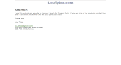 Desktop Screenshot of loutylee.com